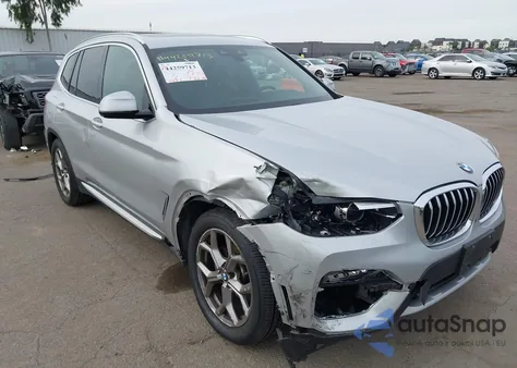 2020 BMW X3 Sdrive30I из США, поврежденный, VIN 5UXTY3C06LLU70182